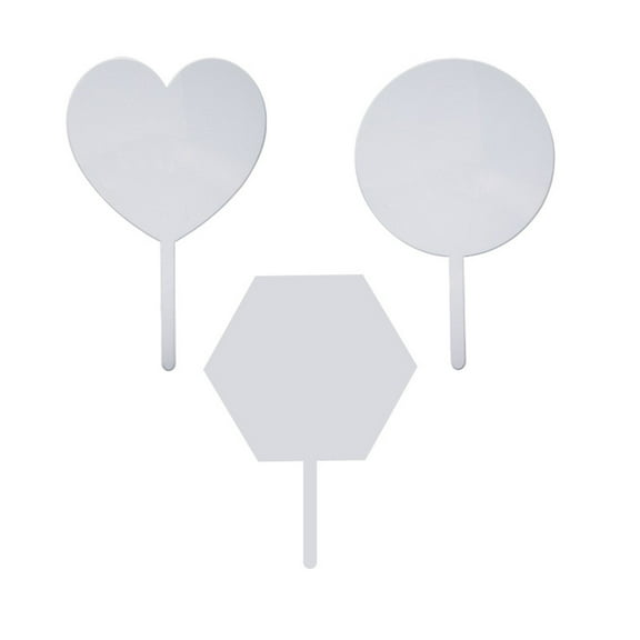 Blank DIY Hand Fans - 10 Pack Transparent Plastic Folding Fans for Wedding Favors, Birthday Party Decor, Arts & Crafts, Personalized Gifts Clearance