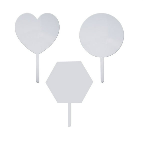 Blank DIY Hand Fans - 10 Pack Transparent Plastic Folding Fans for Wedding Favors, Birthday Party Decor, Arts & Crafts, Personalized Gifts Clearance