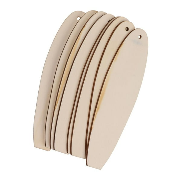 Blank DIY Wooden Surfboard Crafts Cut Outs Wood Board Scrapbooks of 8 Pieces