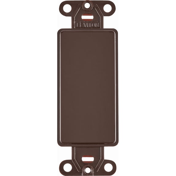 Leviton 80414 Electrical Accessory — Decora® Rocker-Style Design in Brown — UL Listed for US Residential Electrical Code Compliance, Drop-in NEC-Standard Wiring