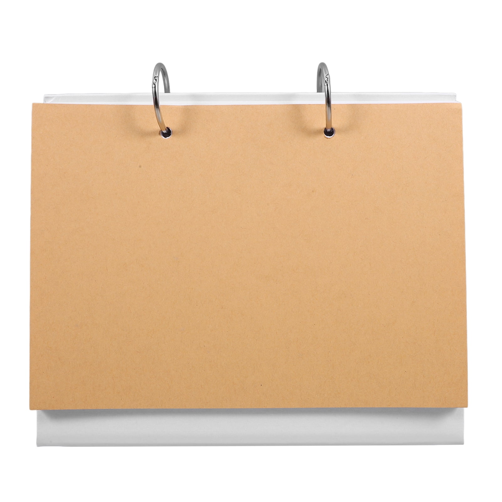 Blank Desk Calendar Yearly Agenda DIY Vertical Turn The Page White Paper Office