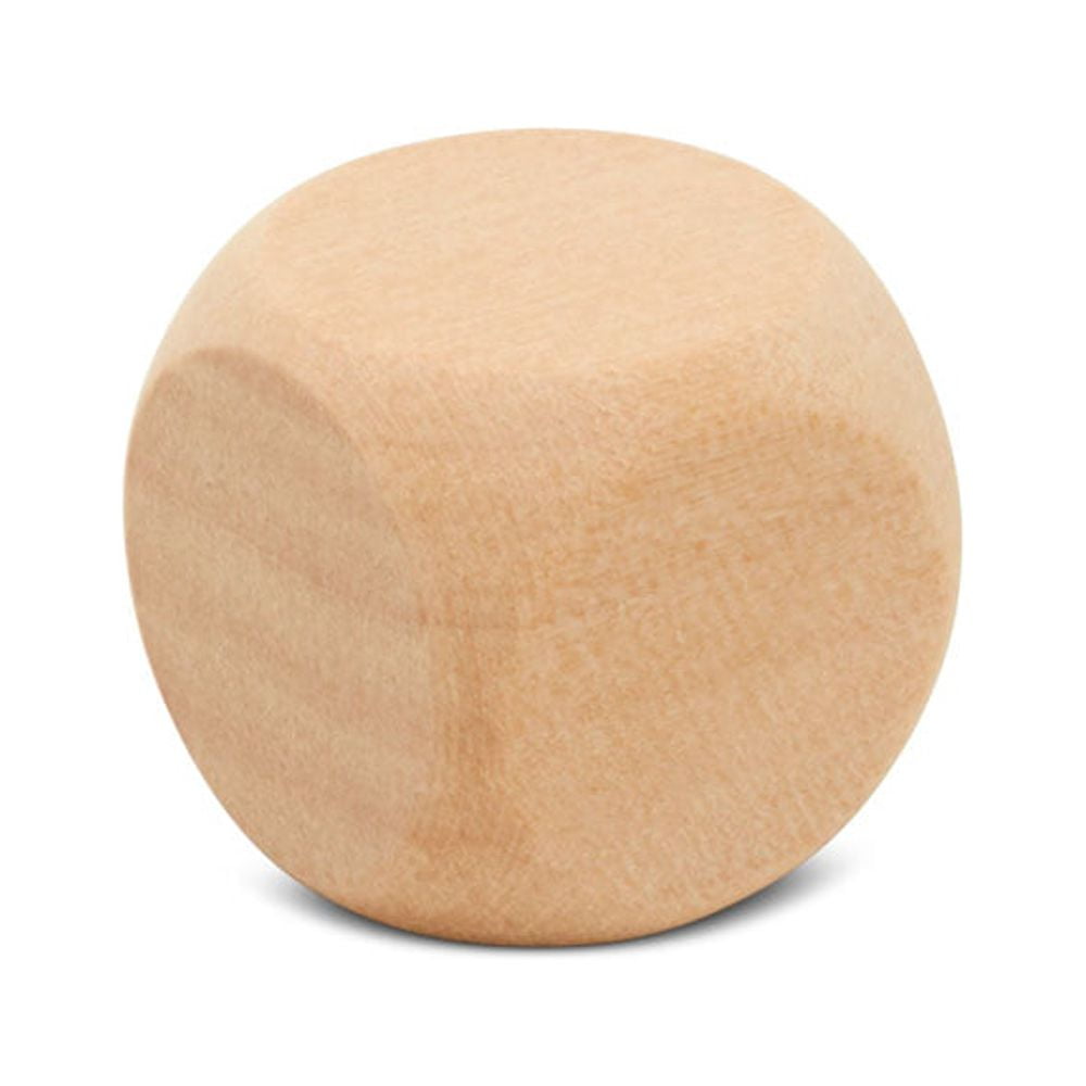 Blank Dice 3/4 inch x 3/4 inch, Pack of 100 Unfinished Blocks, Small