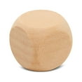 thumbnail image 1 of Blank Dice 5/8 inch x 5/8 inch, Pack of 250 Unfinished Blocks, Small Wooden Craft Cubes for Games & Party Decor, by Woodpeckers, 1 of 6