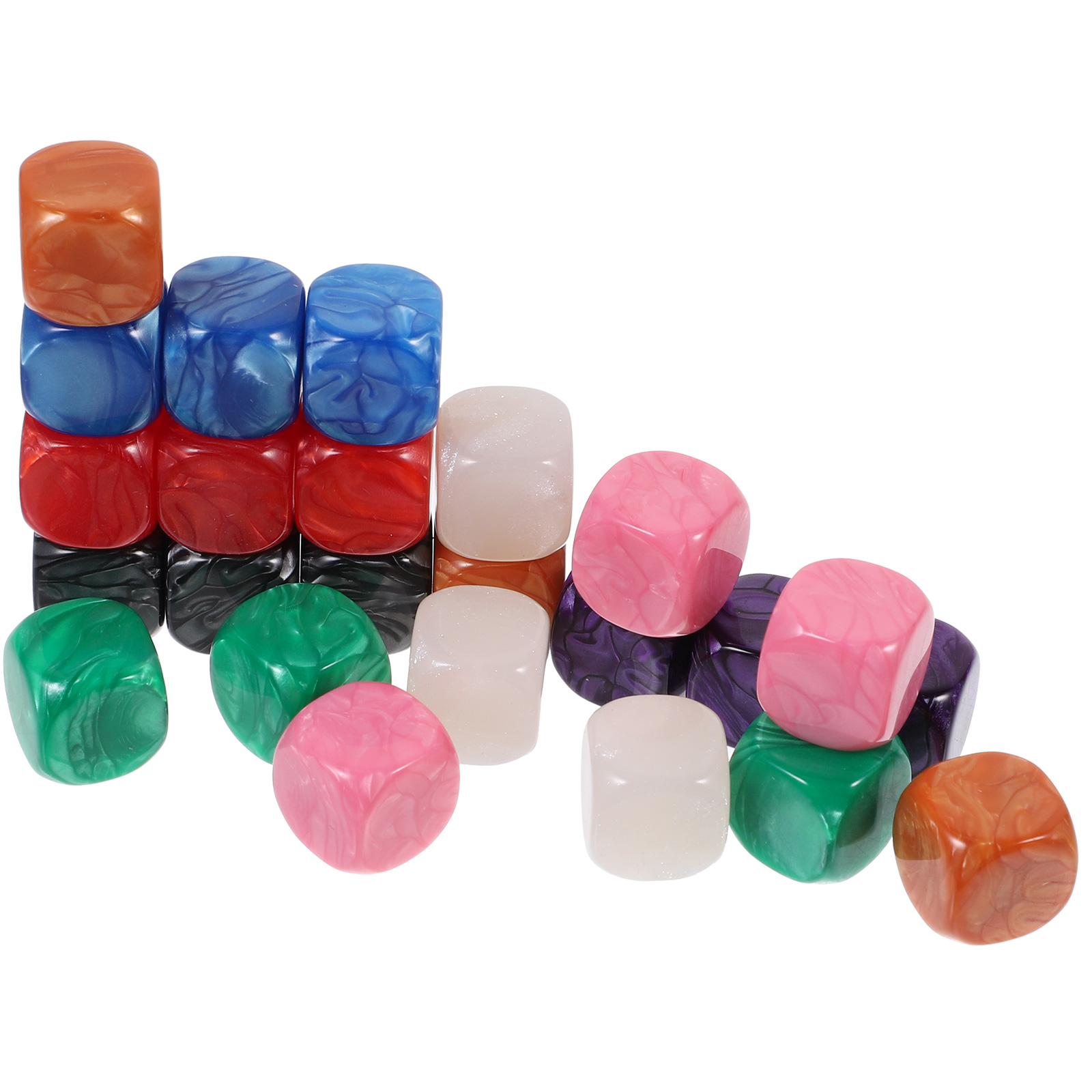 Blank Dice Party Supplies Blocks Board Games Dices Making Supply Diced