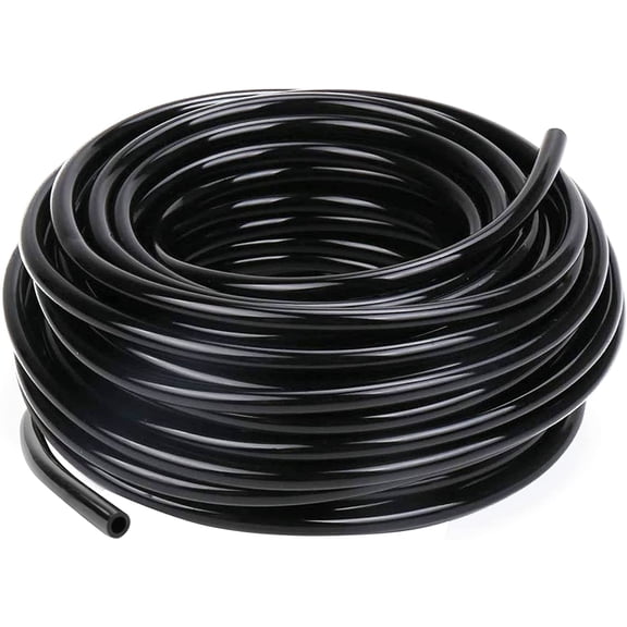 Blank Distribution Tubing 50 Feet 1/4 Inch Drip Irrigation Hose PVC Water Line