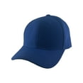 thumbnail image 1 of Blank Fitted Curved Cap Hat, Royal 7 3/4, 1 of 4