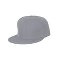 thumbnail image 1 of Blank Flat Bill Baseball Hat , 7 1/4-Grey, 1 of 1