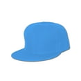 thumbnail image 1 of Blank Flat Bill Baseball Hat , 7 Sky, 1 of 1
