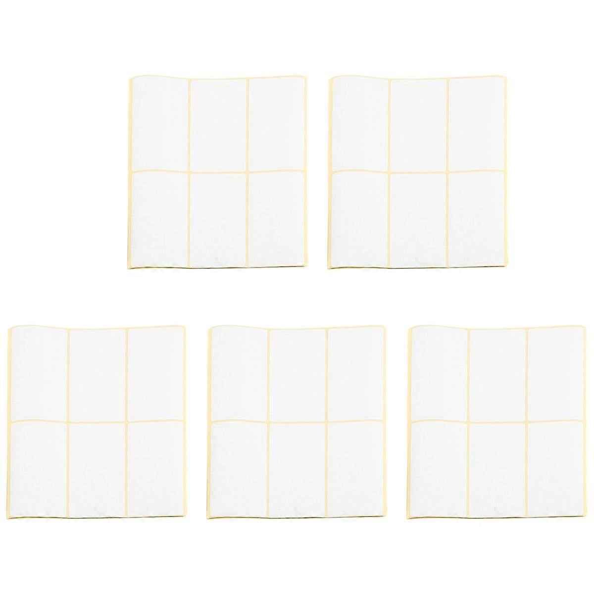 Blank Handwriting Can Paste Name Number Stickers, Sticker Labels, Self-Adhesive Labels, White, Smal