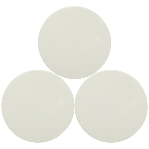 NIAIZEK DIY Ceramic Coasters Heat Transfer Blank White for Home 3Pcs