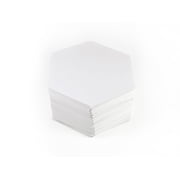 Blank Hexagon Playing Cards Matte Finish 3.25" x 3.75", 120 Blank Cards, Board Game Cards