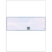 Blank Hologram High Security Laser Checks | Check in Middle Blue/Maroon | 1000 Sheets
