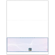 Blank Hologram Premium High Security Business Checks | Check at Bottom Blue/Maroon | 1000 Sheets | Compatible with QuickBooks