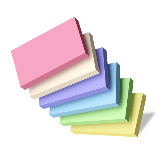 Blank Index Cards 3x5, 300 Pack Colored Note Cards, Double-Sided Flash Cards for Studying, Heavy Bright Cardstock for Office Supplies, Projects, Home Organization, Multicolor