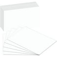 thumbnail image 1 of Blank Index Flash Note Cards | 80lb Heavyweight Thick White Cover Stock | 100 Cards Per Pack | 4 x 6, 1 of 6