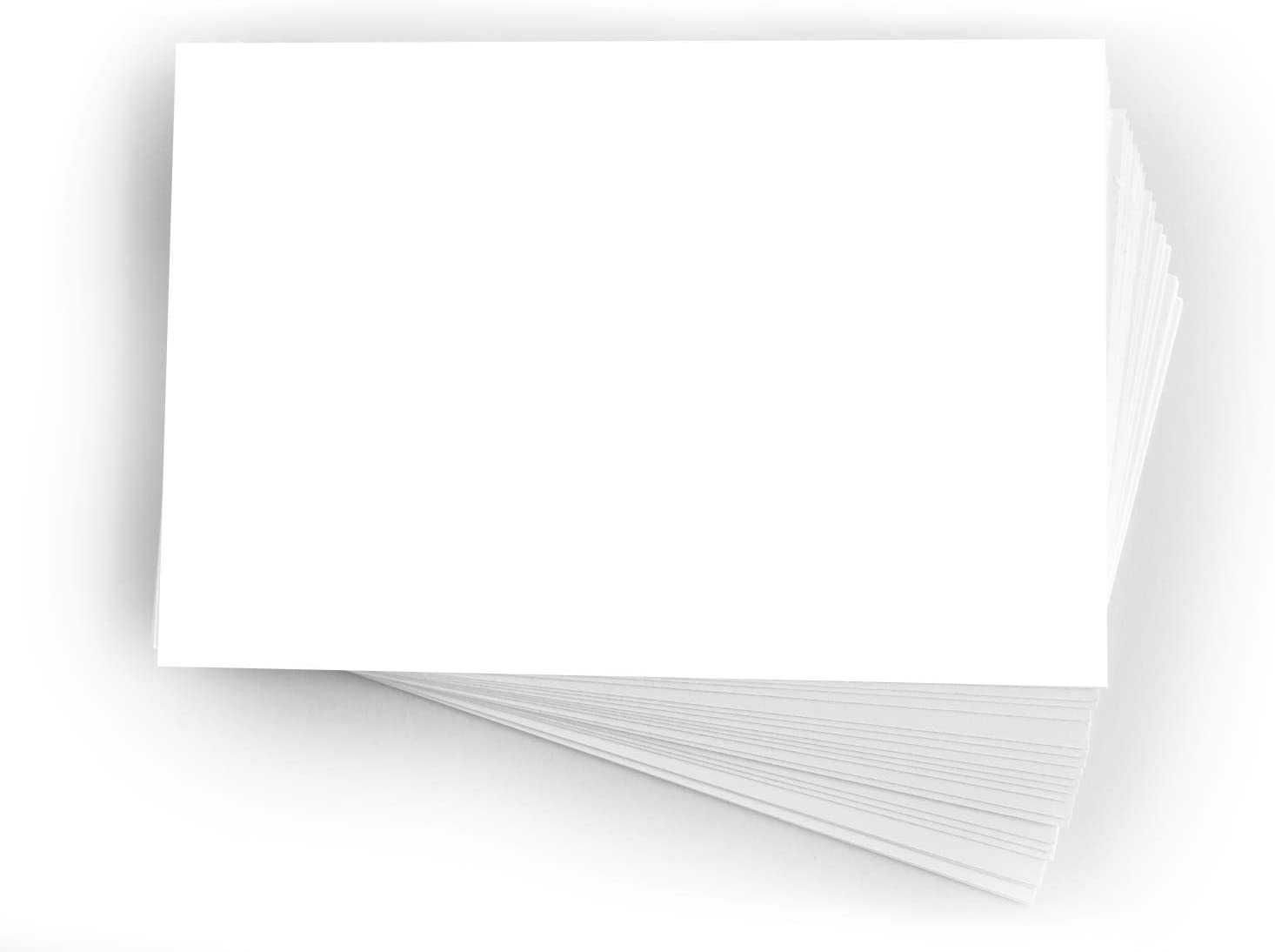 Blank Index Postcards Printable, 4x6, Heavy Duty, Great for Recipe Cards  and Flashcards. (48ct)