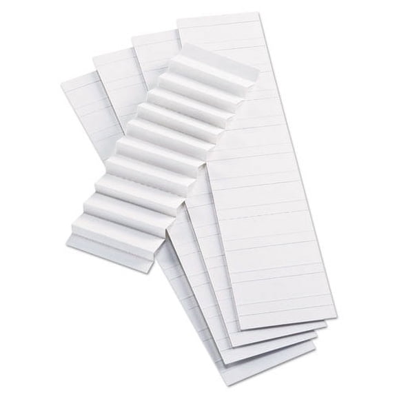 Blank Inserts For Hanging File Folder 42 Series Tabs, 1/5-Cut Tabs, White, 2" Wide, 100/pack | Bundle of 2 Packs