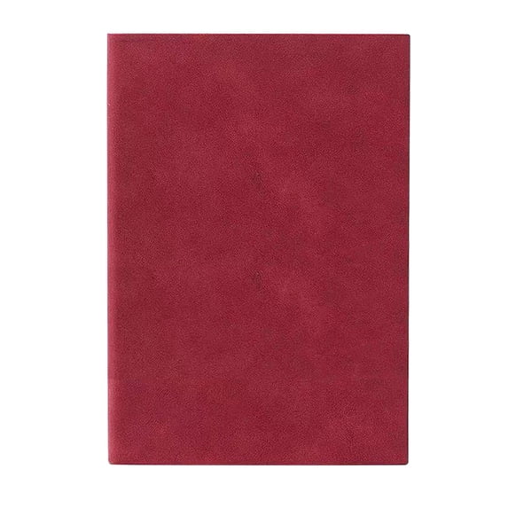 Blank Journal Notebooks for Women Men, A5 Hardcover Leather Cover Sketchbook, Unlined Paper Plain Journals for Writing, Sketching, and Drawing, 1Pc, A5:260 Pages/A6:192 Pages(Wine-A5,8.2x5.7")