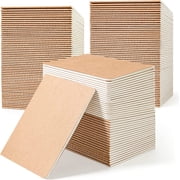 feela 170 Pack Blank Kraft Notebooks, Unlined Sketchbook Mini Cute Note Pad for Drawing Writing, Journal Bulk For Office Supplies, A6, 48 Pages, 4.25  X 5.5 , Brown