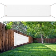 Blank Large Banners and Signs for Outdoor by DreamController-Polyester Banner with 4 Holes for Easy Hang Indoor & Outdoor| 1x4 Feet HD Banner to Promote | Made in USA