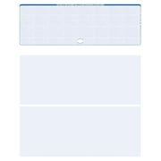 Blank Laser Checks - Top Position Blue 500 - Software Compatible
