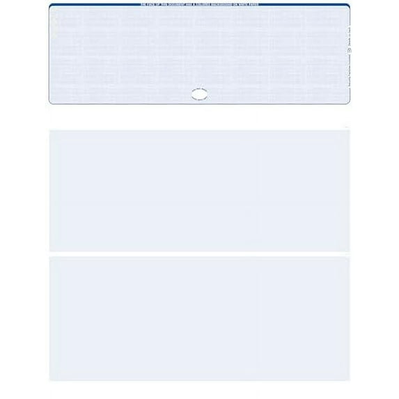 Blank Laser Checks - Top Position Blue 500 - Software Compatible