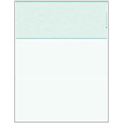 Blank Laser Top Check with Two Vouchers, Green