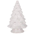 thumbnail image 1 of Blank Lighted Ceramic Table Top Christmas Tree (Large, Pearl White), 1 of 1