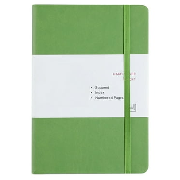 Blank Line Notebook, Notebook With Elastic Belt, 188Pages, Hardcover - A5 148x 213CM, Graph Ruled Pages