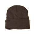 thumbnail image 1 of Blank Long Cuff Beanie - Charcoal, 1 of 1