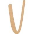 thumbnail image 1 of Blank MDF Letter 14'' Tall Hometown DIY V, Paintable Alphabet A-Z, 1 of 5
