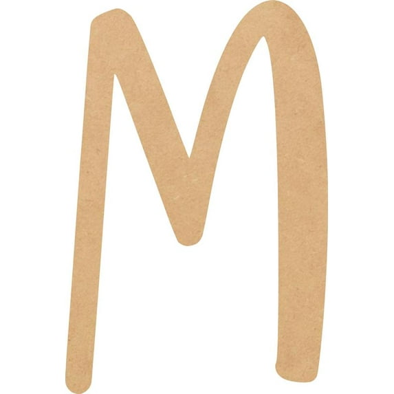 Blank MDF Letter 15'' Tall Hometown DIY M, Paintable Alphabet A-Z