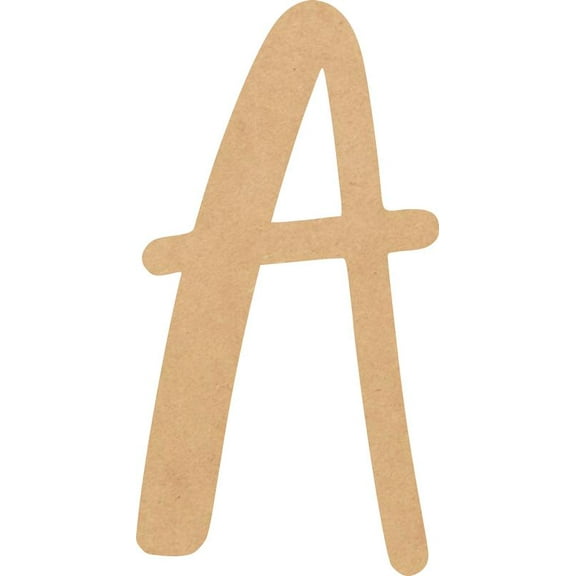 Blank MDF Letter 2'' Tall Hometown DIY A, Paintable Alphabet A-Z