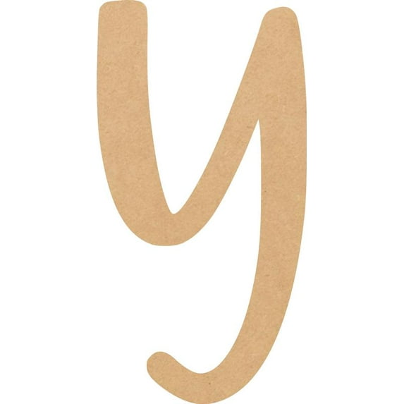 Blank MDF Letter 2'' Tall Hometown DIY Y, Paintable Alphabet A-Z