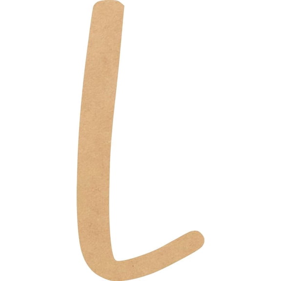 Blank MDF Letter 22'' Tall Hometown DIY L, Paintable Alphabet A-Z