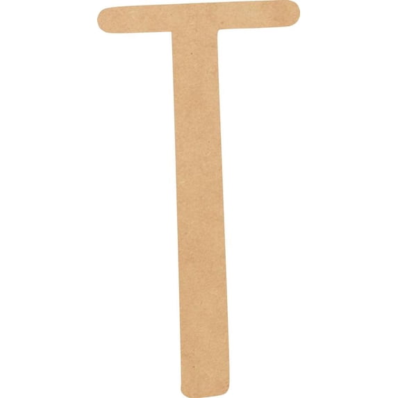 Blank MDF Letter 3'' Tall Hometown DIY T, Paintable Alphabet A-Z