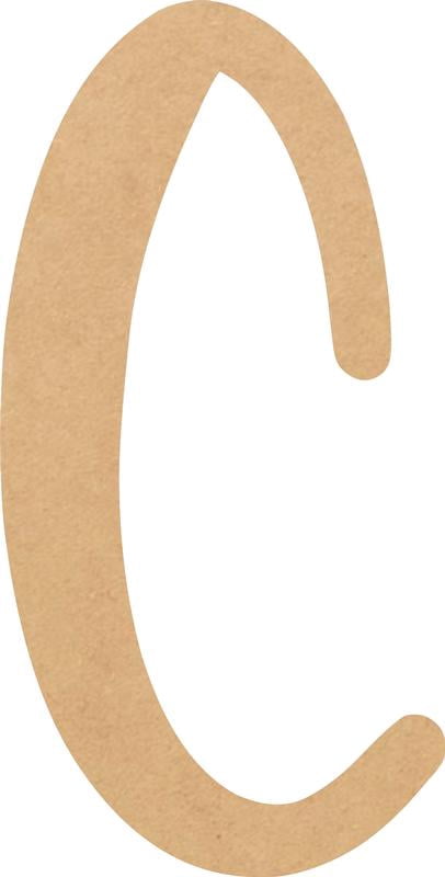 Blank MDF Letter 7'' Tall Hometown DIY C, Paintable Alphabet A-Z ...