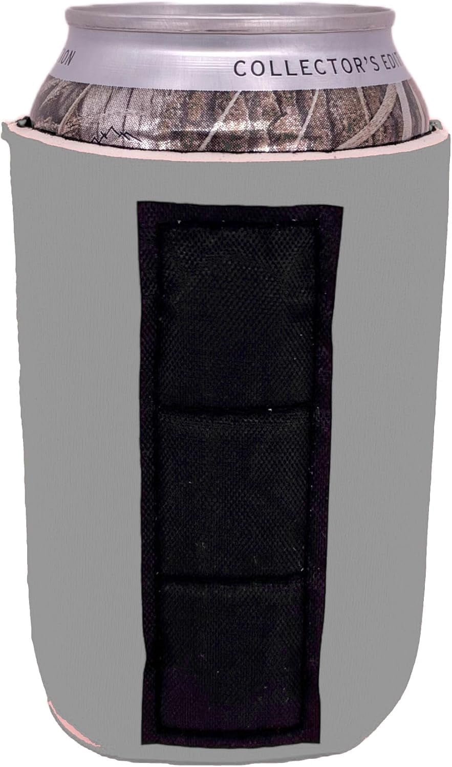 Blank Magnetic Neoprene Can Coolie (4 Pack Gray)