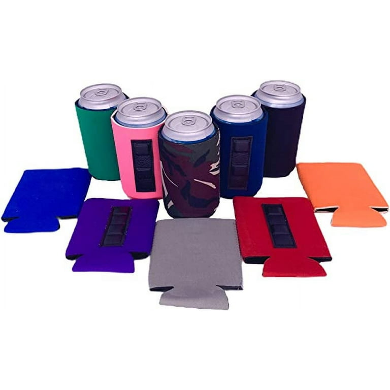 Blank Magnetic Neoprene Can Coolie (Variety Color 10 Pack