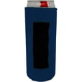 thumbnail image 1 of Blank Magnetic Neoprene Slim Can Coolie (Navy Blue, 6 Pack), 1 of 5