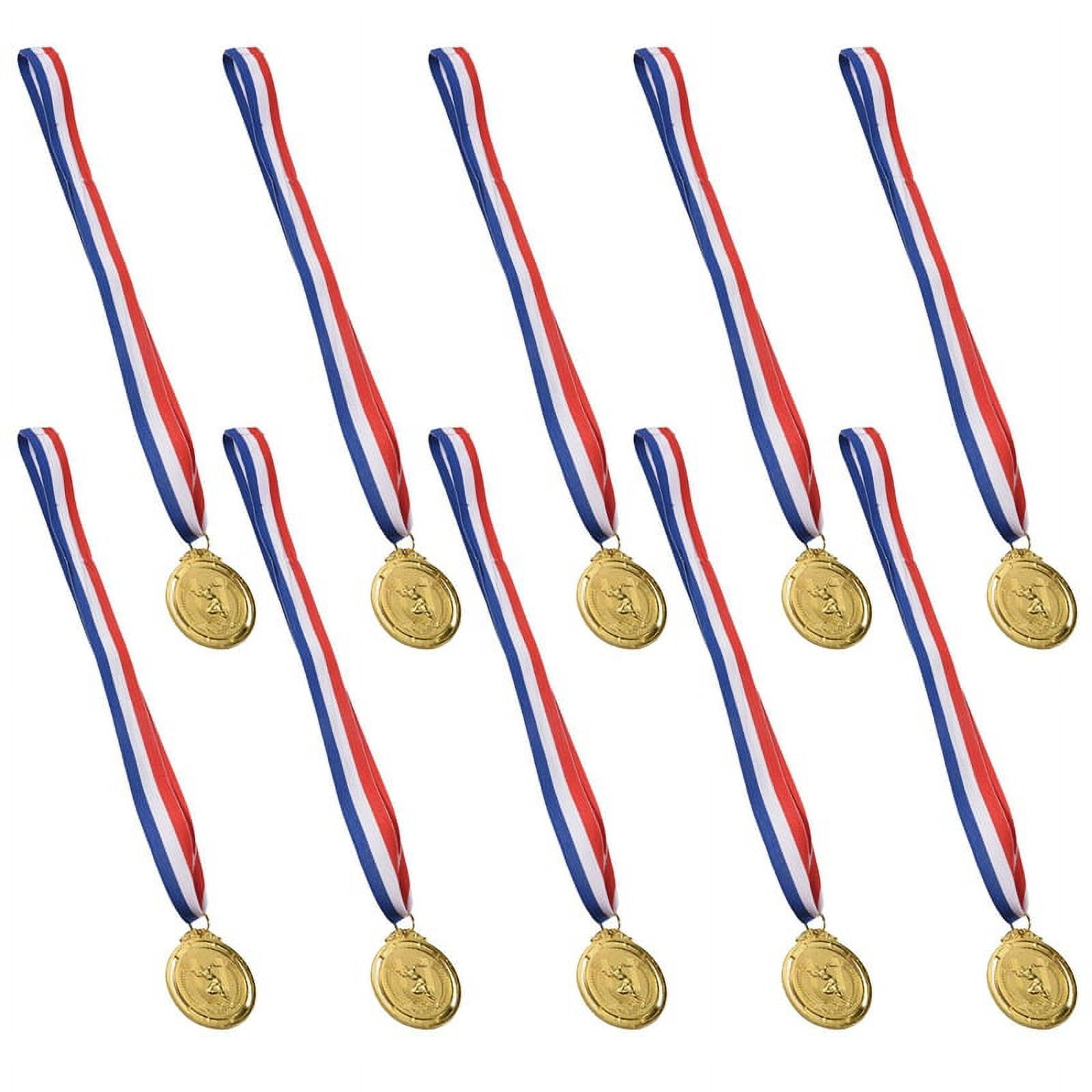Turkey Trot Medals - 2 Pack Silver Turkey Race Medals With Ribbon - Thanksgiving Holiday Awards For 5K Runs, Turkey Bowl