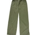 thumbnail image 1 of [BLANKNYC] Womens Belted Paperbag Casual Wide Leg Pants, Green, 30, 1 of 2