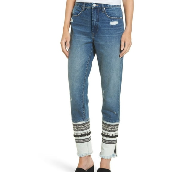 [BLANKNYC] Womens Miss Molly Straight Leg Jeans, Blue, 26