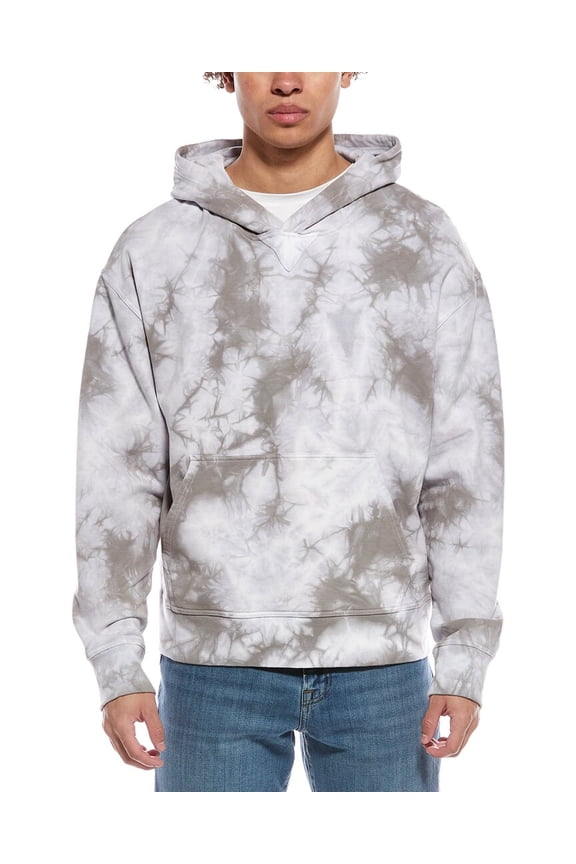 mens Hoodie, XL, Grey