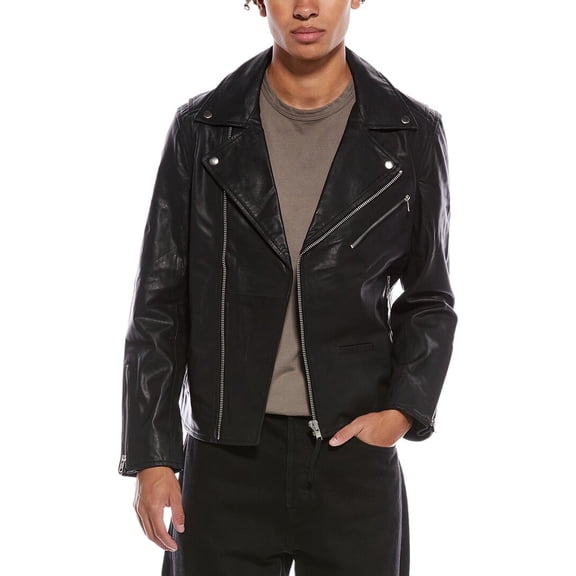 Blank NYC mens  Leather Jacket, l, Black