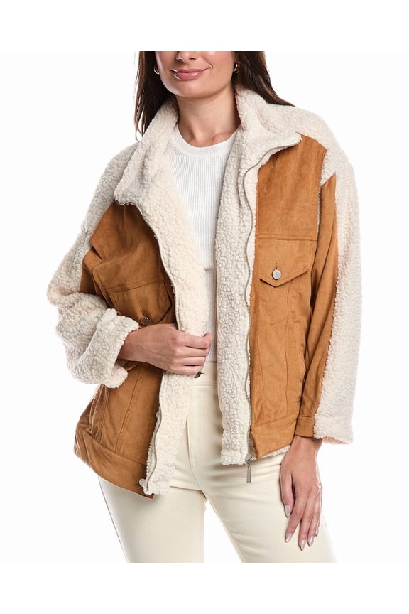 womens Catch Me Outside Trucker Jacket, s, Brown