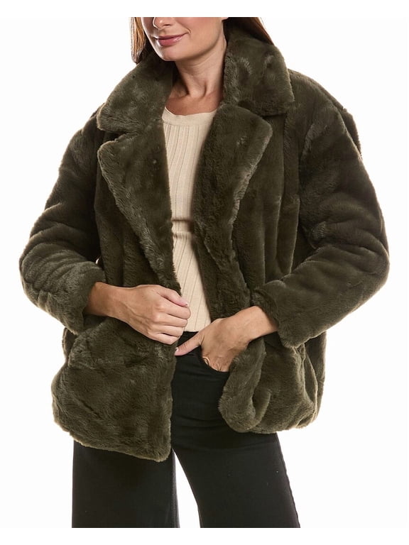 womens Double Matcha Jacket, l, Green