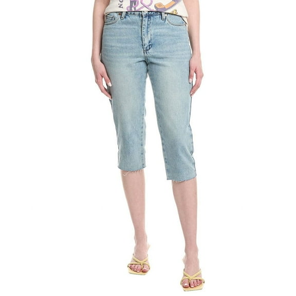 Blank NYC womens  Double Time Capri Jean, 25, Blue