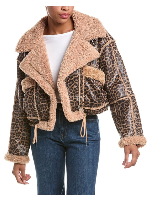 womens In The Shadows Jacket, s, Brown