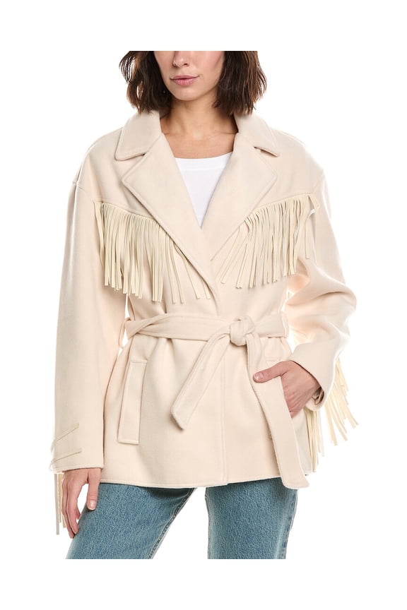 womens Rodeo Star Jacket, l, White